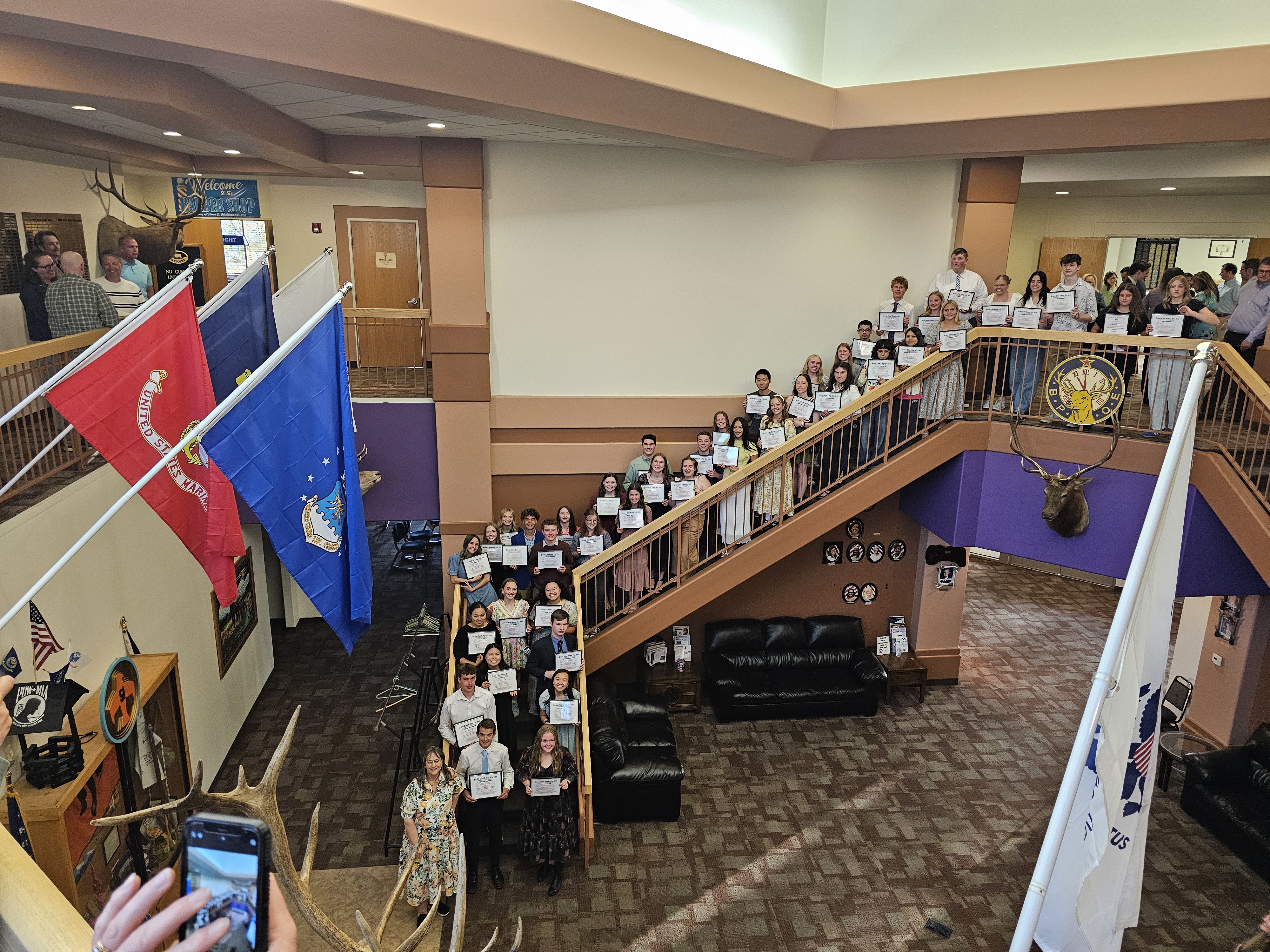 Scholarship awards 2022 from Provo Elks Lodge 849